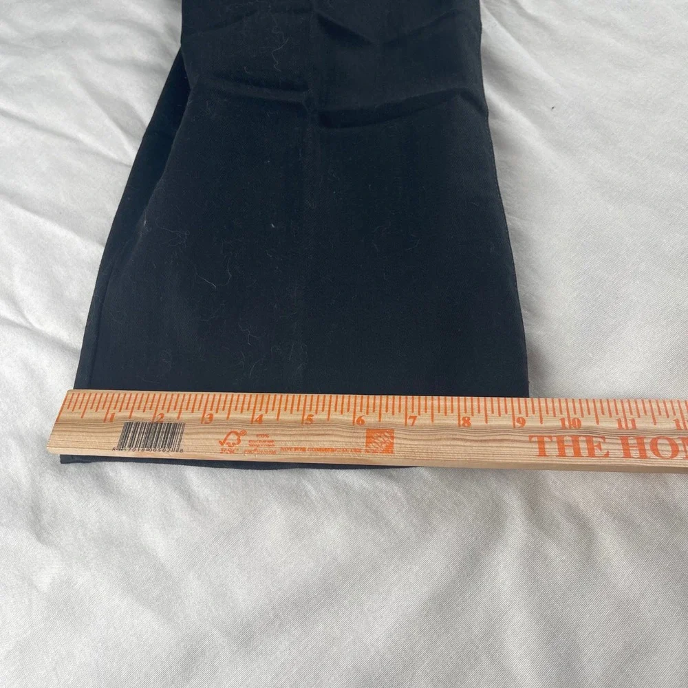 Chicos‎ Platinum Denim Black Straight Leg Jeans Womens Size 3 Short 1G010299